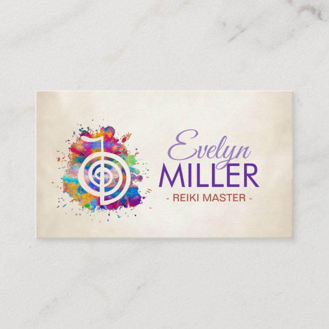 Cartão De Visita Cho ku Rei em pano colorido (Frente)