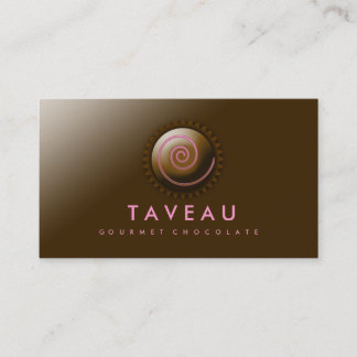 Cartão De Visita chocolate do gourmet 311-Upscale