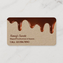 Cartão De Visita Chocolatier do Confeccionador QR