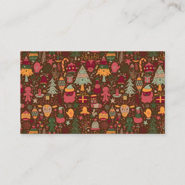 Cartão De Visita Christmas Life (Frente)