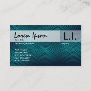 Cartão De Visita Chuva elétrica - verde