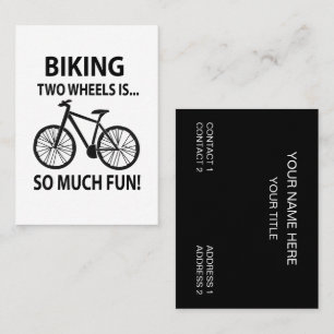Cartão De Visita Ciclismo Bicicleta Ciclismo Ciclista Ciclismo