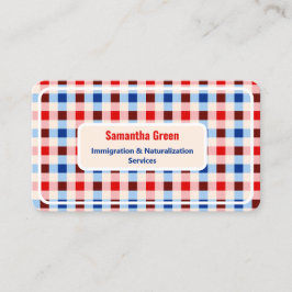 Cartão De Visita Cidadania da imigração