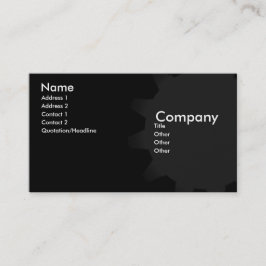 Cartão De Visita Cidade do chocolate