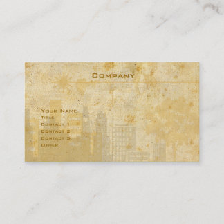 Cartão De Visita Cidade do vintage