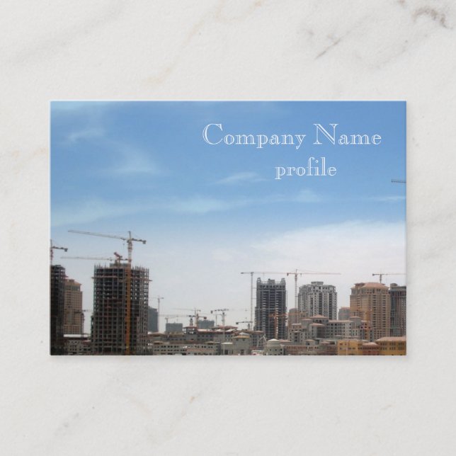 Cartão De Visita Cidade em andamento (Frente)