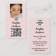 Cílios Foto Código QR Ícone Social Script Rosa Rub