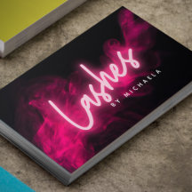 Cílios/Pestanias com Extensões de Neon Rosa Modern