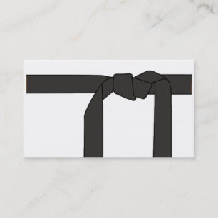 Cartão De Visita Cinturão negro/instrutor do karaté