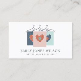 CARTÃO DE VISITA CINZA AQUA LARANJA DE ROUPAS DE ROUPAS DE ROUPAS