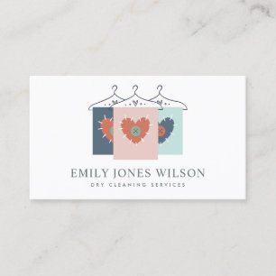 CARTÃO DE VISITA CINZA AQUA LARANJA DE ROUPAS DE ROUPAS DE ROUPAS