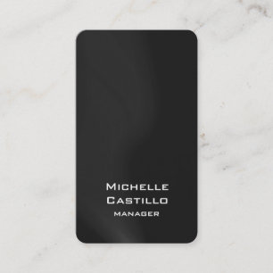 Cartão De Visita Cinza Artística Vertical Ondas Únicas Design