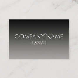 Cartão De Visita Cinza Black Ombre