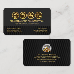 Cartão De Visita Cinza Camadas de Malha Preta com Fio para Disposit