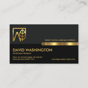 Cartão De Visita Cinza Colunas Retro Pretas Paisagem Paisagem Paisa