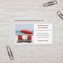 Cartão De Visita Cinza da Agência de Agentes Viagem da da da Red Be