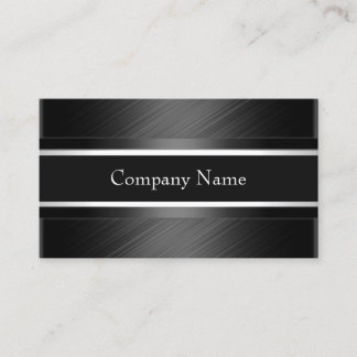 Cartão De Visita Cinza de carvão vegetal preto