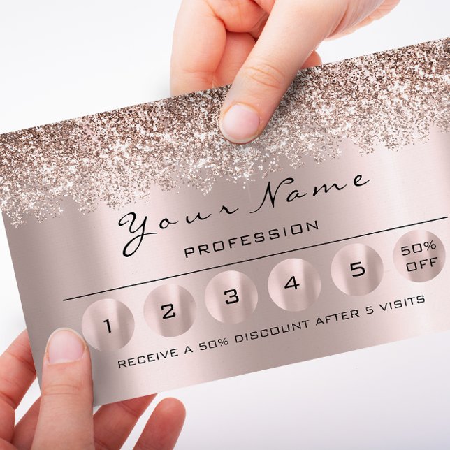 Cartão De Visita Cinza de Lealdade 6 Makeup Unhas Wax Eyelash (Criador carregado)