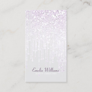 Cartão De Visita Cinza De Luz Branca Elegante Brilhante