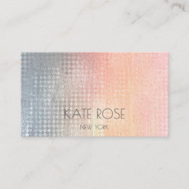 Cartão De Visita Cinza Pessel Contemporâneo do Ombre Grungente