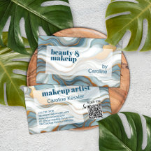 Cinza Teal Padrão de Arte Marmortal Dourada Azul