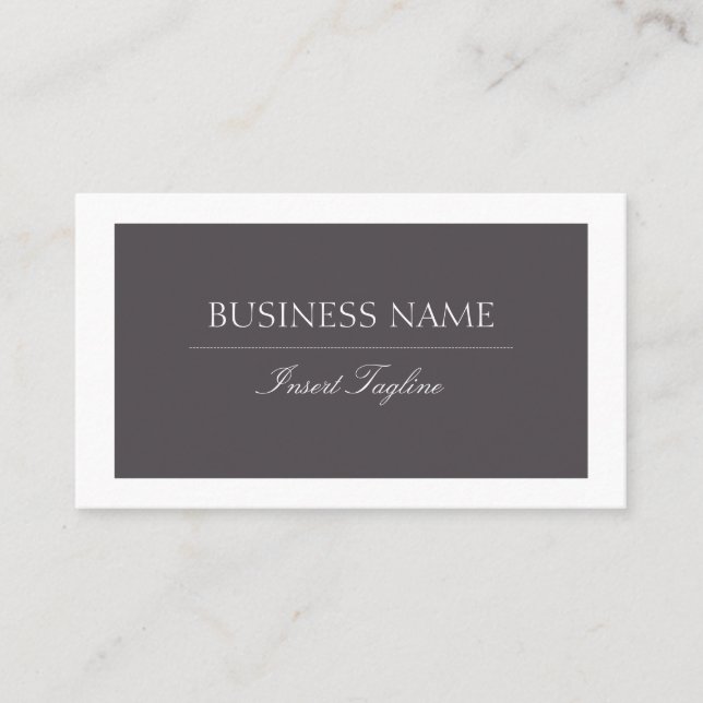 Cartão De Visita Cinzas (Frente)