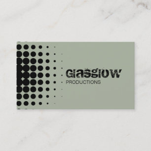 Cartão De Visita Cinzas de ardósia de intervalo mínimo do Grunge 
