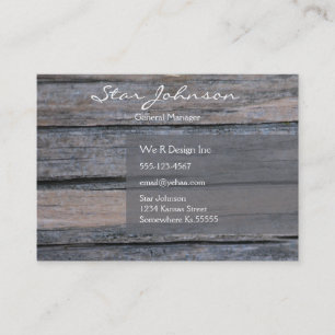 Cartão De Visita Cinzas de Postwood