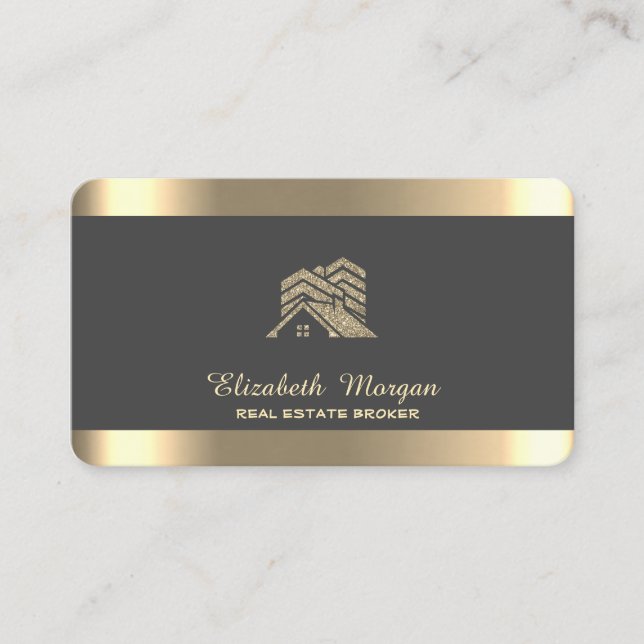 Cartão De Visita Cinzas do Telhado Real (Frente)