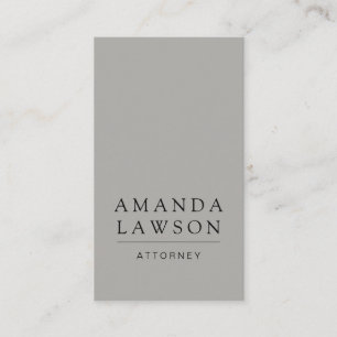 Cartão De Visita Cinzas e preto simples
