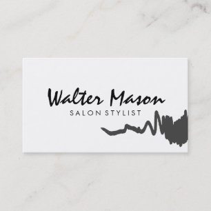 Cartão De Visita Cinzas escovas artísticas