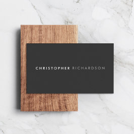 Cartão De Visita CINZAS escuras e modernas