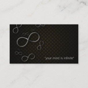 Cartão De Visita Cinzas pessoais do instrutor   da infinidade
