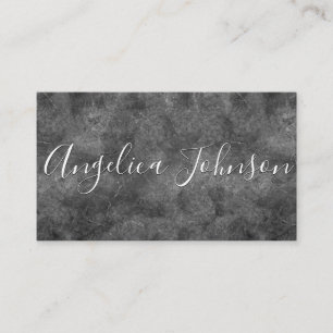 Cartão De Visita Cinzas texturizadas