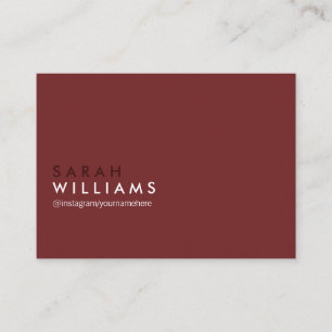 Cartão De Visita Cinzas Vermelhas Profundas Profissionais Elegantes