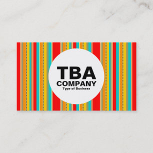Cartão De Visita Círculo - 091214 Fita Vertical