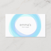 Círculo Azul Claro Zen