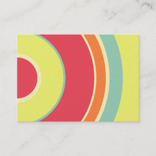 Cartão De Visita Círculo Colorido 01
