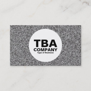 Cartão De Visita Círculo - Granito fino 02