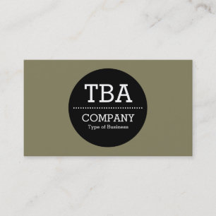 Cartão De Visita Círculo Preto v2 - 847f5d
