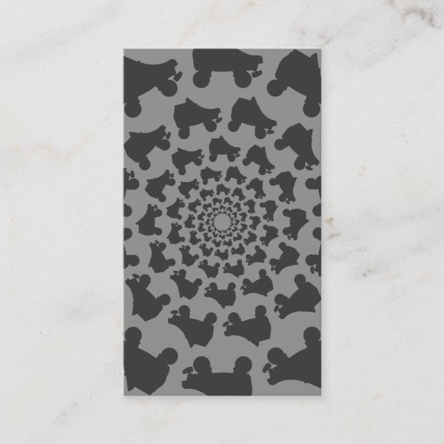 Cartão De Visita círculo skate (Frente)