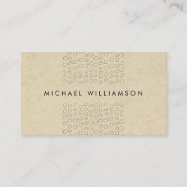 Cartão De Visita Círculos de Escrivatura II mínimos e modernos do D