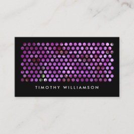 Cartão De Visita Círculos de Fotografia Moderna Padrão Mídia Social