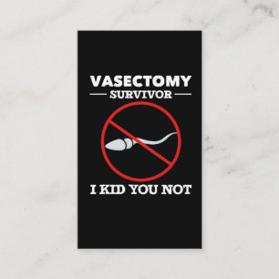 Cartão De Visita Cirurgia Engraçada De Vasectomia Dizendo Humor Ad