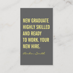 Cartão De Visita Citação em negrito