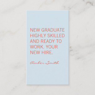 Cartão De Visita Citação em negrito