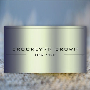 Cartão De Visita Classe de Gradiente de Cor do Teal Escuro Na moda