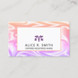 Cartão De Visita Classe de Profissionais de Enfermeiros Registrados