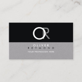 Cartão De Visita classe, moderna e na moda profissional