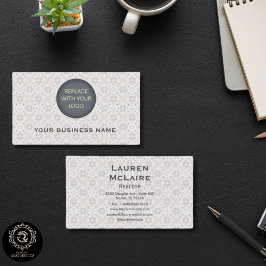 Cartão De Visita Classic Spanish Tile Branding Business Logo